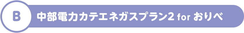 B 中部電力カテエネガスプラン2 for おりべ